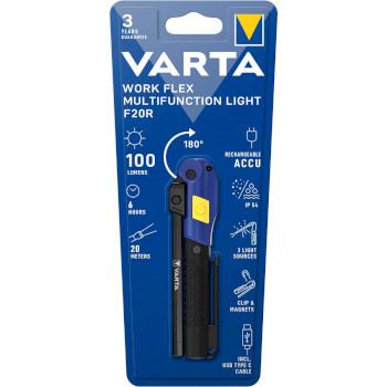Work Flex® Multifunktionsleuchte F20R Wiederaufladbar - Varta