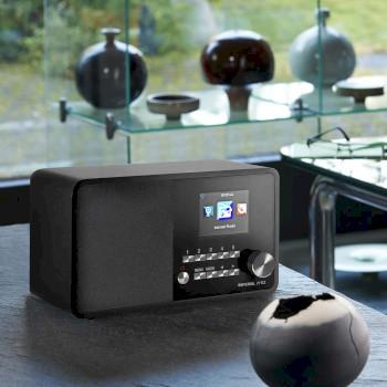 I110 Wi-Fi Internetradio mit Mediaplayer Schwarz - Imperial