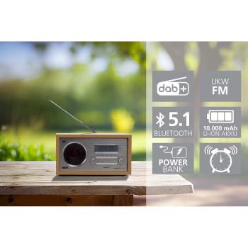 DABMAN 30 Mobiler DAB+ / FM-Radio Holz - Imperial