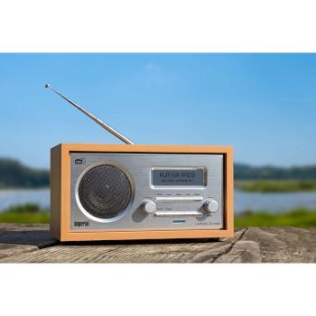 DABMAN 30 Mobiler DAB+ / FM-Radio Holz - Imperial