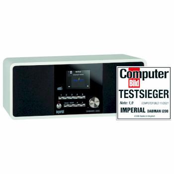 DABMAN i200 Multifunktions-Stereoradio DAB+ / FM / Internet Weiß - Imperial