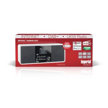 DABMAN i200 Multifunktions-Stereoradio DAB+ / FM / Internet Weiß - Imperial