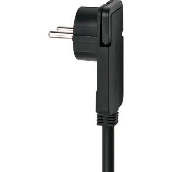 Comfort-Line Plus Steckdosenleiste mit Flachstecker 6-fach Schwarz 2,00 m - Brennenstuhl