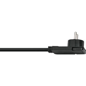 Comfort-Line Plus Steckdosenleiste mit Flachstecker 6-fach Schwarz 2,00 m - Brennenstuhl