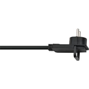 Comfort-Line Plus Steckdosenleiste mit Flachstecker 6-fach Schwarz 2,00 m - Brennenstuhl