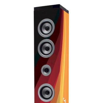 Lautsprecherturm mit Bluetooth®, PLL UKW-Radio, USB- und SD-Player - ICES
