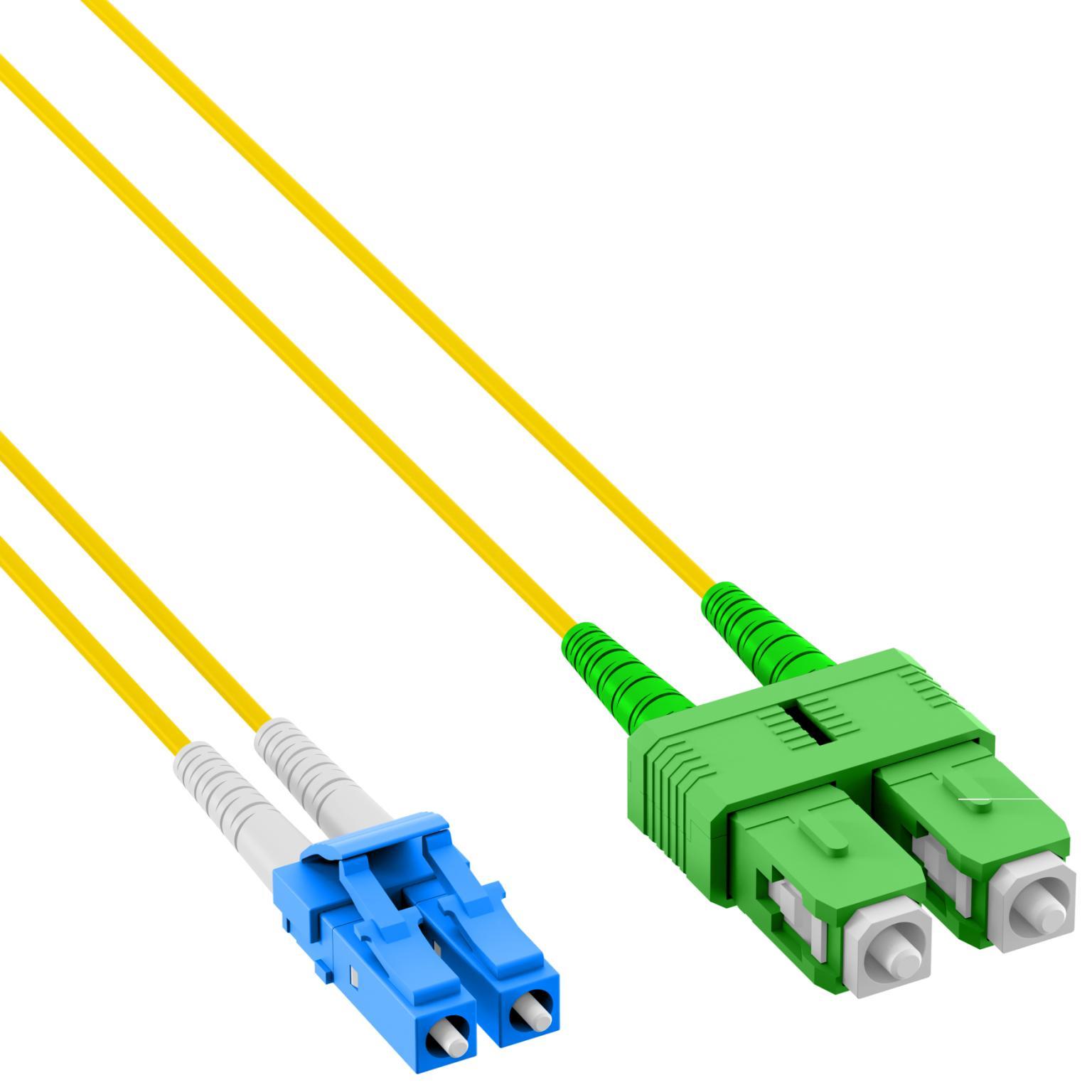 Glasfaserkabel - LC - SC-APC - OS2 - EFB