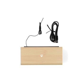 Radiowecker LED USB-C™ Buchse FM Schlummerfunktion Sleep Timer - Nedis