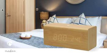 Radiowecker LED USB-C™ Buchse FM Schlummerfunktion Sleep Timer - Nedis