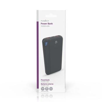 Powerbank 10000 mAh 1.5 / 1.67 / 2.0 / 2.22 / 3.0 A Ausgänge: 3 - Nedis