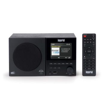 DABMAN-120BK DAB+, UKW-Radio mit BT,RC - Imperial