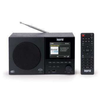 DABMAN-120BK DAB+, UKW-Radio mit BT,RC - Imperial