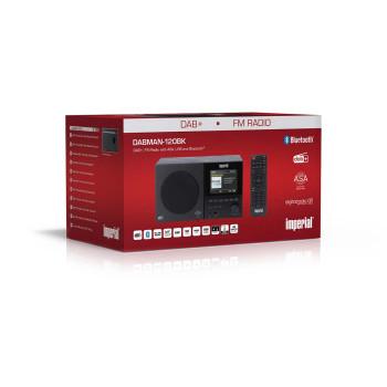 DABMAN-120BK DAB+, UKW-Radio mit BT,RC - Imperial