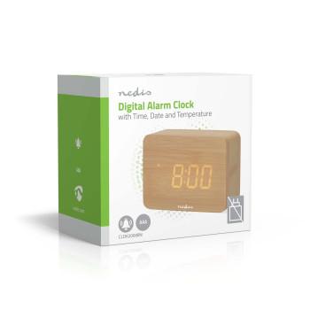 Digitale Tischuhr LED Hintergrundbeleuchtung Snoozefunktion - Nedis