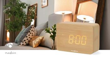 Digitale Tischuhr LED Hintergrundbeleuchtung Snoozefunktion - Nedis