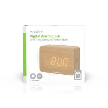 Digitale Tischuhr LED Hintergrundbeleuchtung Snoozefunktion - Nedis