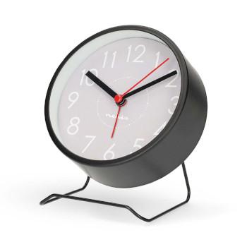 Analoger Tischwecker Snoozefunktion Leises Uhrwerk Schwarz - Nedis