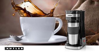 Einzelportions-Kaffeemaschine 0,4 l 750 W Isolierter Reisebecher - Butler