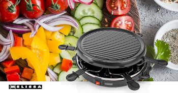Raclette / Gourmet-Grill 6 Personen 800 W Ø 29 cm Antihaftbeschichtung - MELISSA