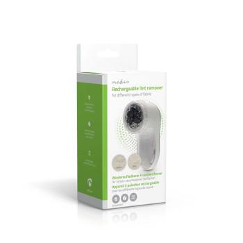 Fusselentferner Integrierter Lithium-Ionen-Akku Kleidung / Textilien Weiß - Nedis