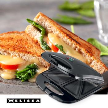 Sandwichmaker 750 W Sandwichplatten Automatische Temperaturregelung - MELISSA