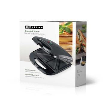 Sandwichmaker 750 W Sandwichplatten Automatische Temperaturregelung - MELISSA
