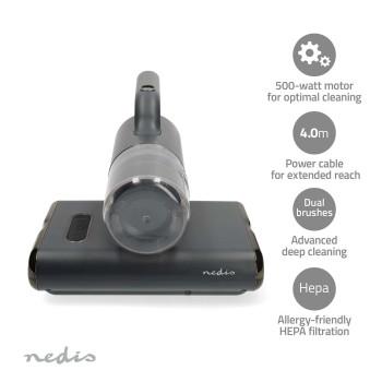 Matratzenreiniger Doppel-Bürstenwalze 500 W 350 ml HEPA - Nedis