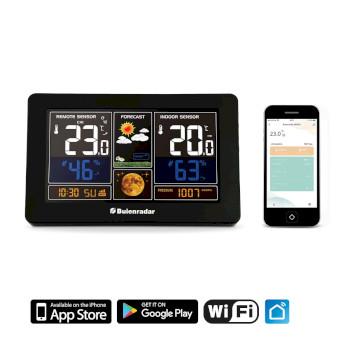 3-in-1 Wi-Fi Wetterstation mit einem drahtlosen Außensensor und App - Buienradar