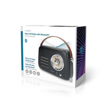 FM-Radio Tragbares Modell Bluetooth® / FM Akkubetrieben / USB-betrieben - Nedis