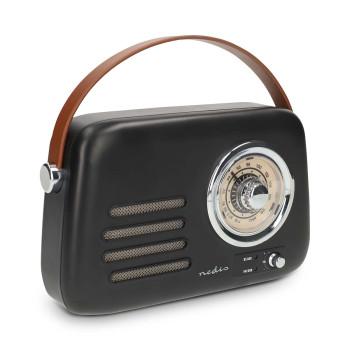 FM-Radio Tragbares Modell Bluetooth® / FM Akkubetrieben / USB-betrieben - Nedis