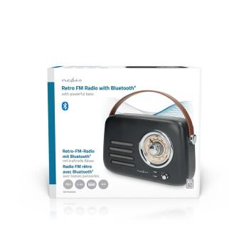 FM-Radio Tragbares Modell Bluetooth® / FM Akkubetrieben / USB-betrieben - Nedis