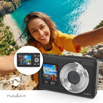 Digitalkamera Dual Display 48 Megapixel 4K@30fps 5 Megapixel CMOS - Nedis