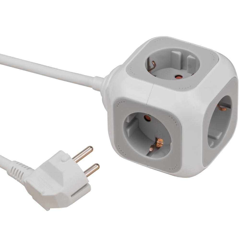 Brennenstuhl Steckdosenwürfel Brennenstuhl 4x 1,4m Kabel - Brennenstuhl