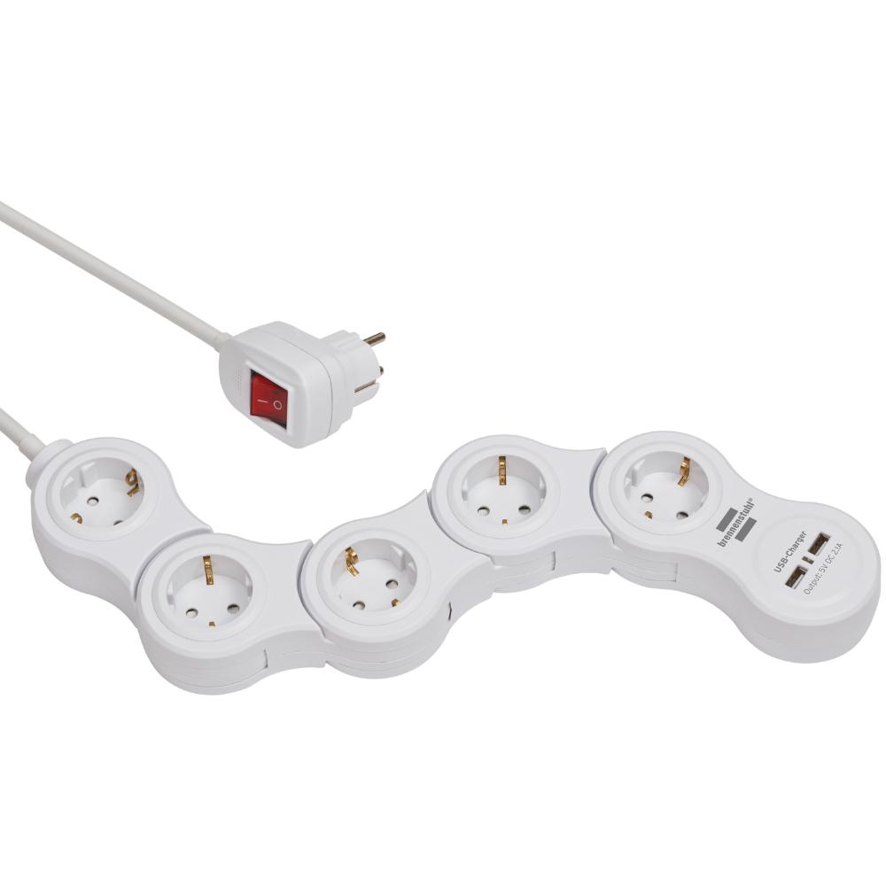 Steckdosenleiste mit USB-Ladefunktion - Brennenstuhl