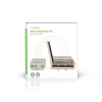 Mastverstärker Ausgänge: 2 Verstärkungsregler: 15 - 30 dB F-Female - Nedis