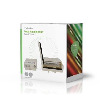 Mastverstärker Ausgänge: 2 Verstärkungsregler: 15 - 30 dB F-Female - Nedis