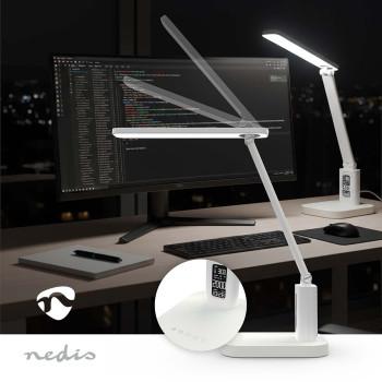 LED-Schreibtischlampe Dimmbar 3 Beleuchtungsmodi 220 lm Wiederaufladbar - Nedis