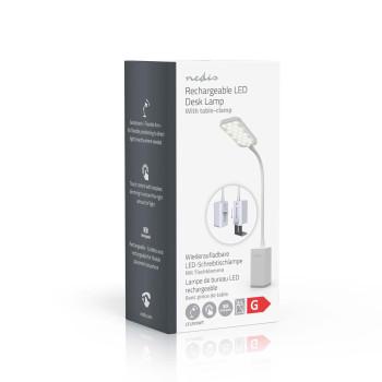 LED-Schreibtischlampe Dimmbar 1 Beleuchtungsmodus 90 lm Wiederaufladbar - Nedis