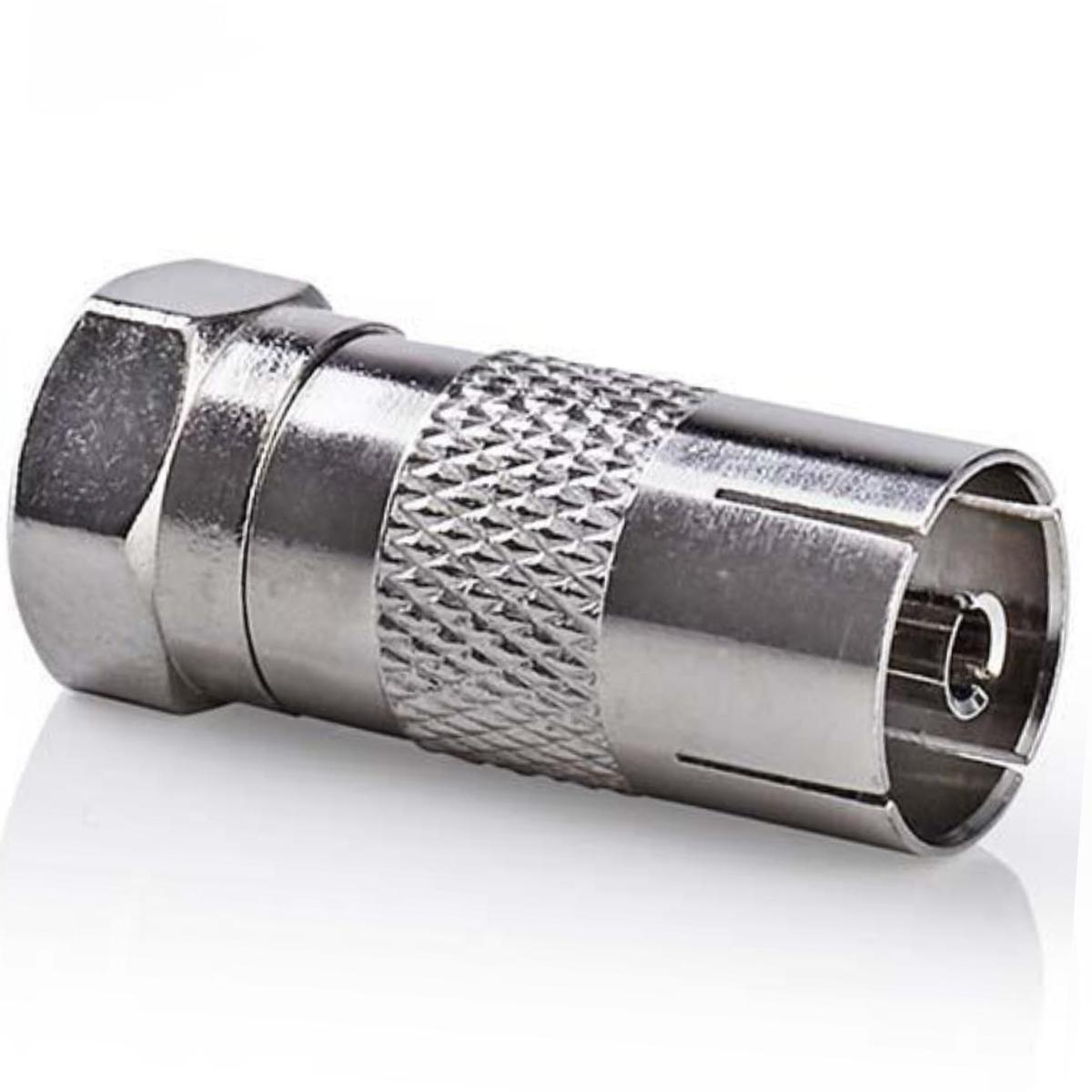F-Stecker auf IEC-Stecker