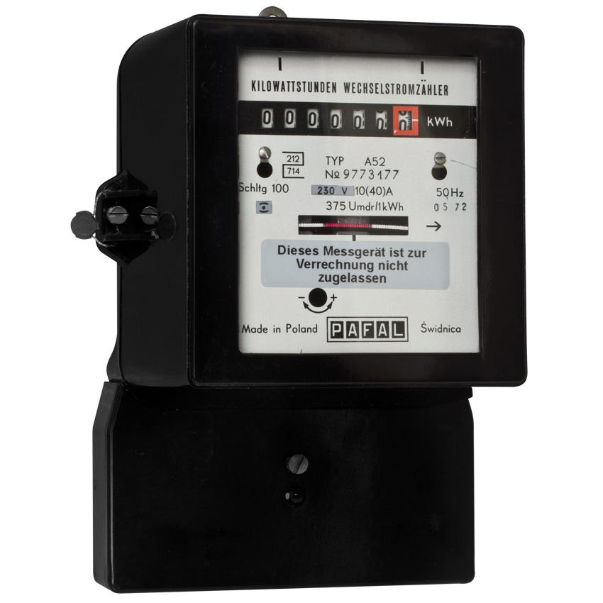KWh Zähler 1 Phase Mechanisch - Techtube Pro