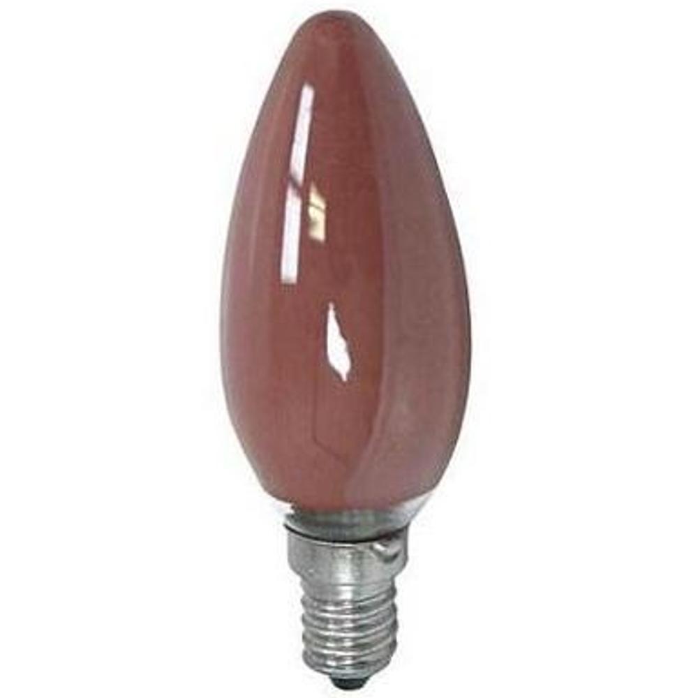 E14 Lampe rot - Glühbirne - 10 Lumen