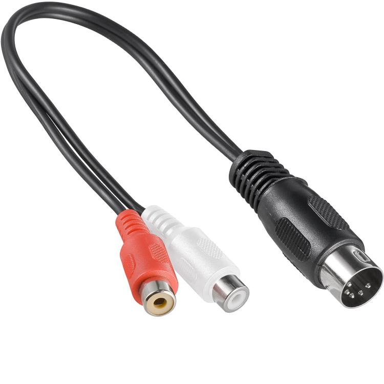 DIN zu RCA Kabel - Allteq