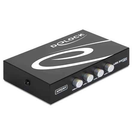 USB-Schalter - 4 Anschlüsse - Delock